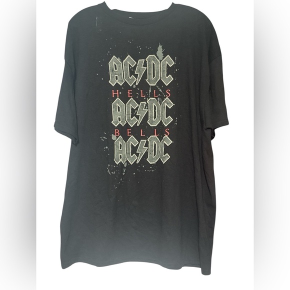 New With Tags - AC/DC Hells Bells Tour Graphic T-Shirt Rock Band Music Retro - Picture 1 of 6